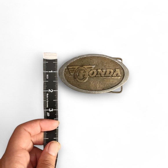 Vintage Honda Motorcycle Belt Buckle, Unisex removable, original condition - Picture 4 of 5